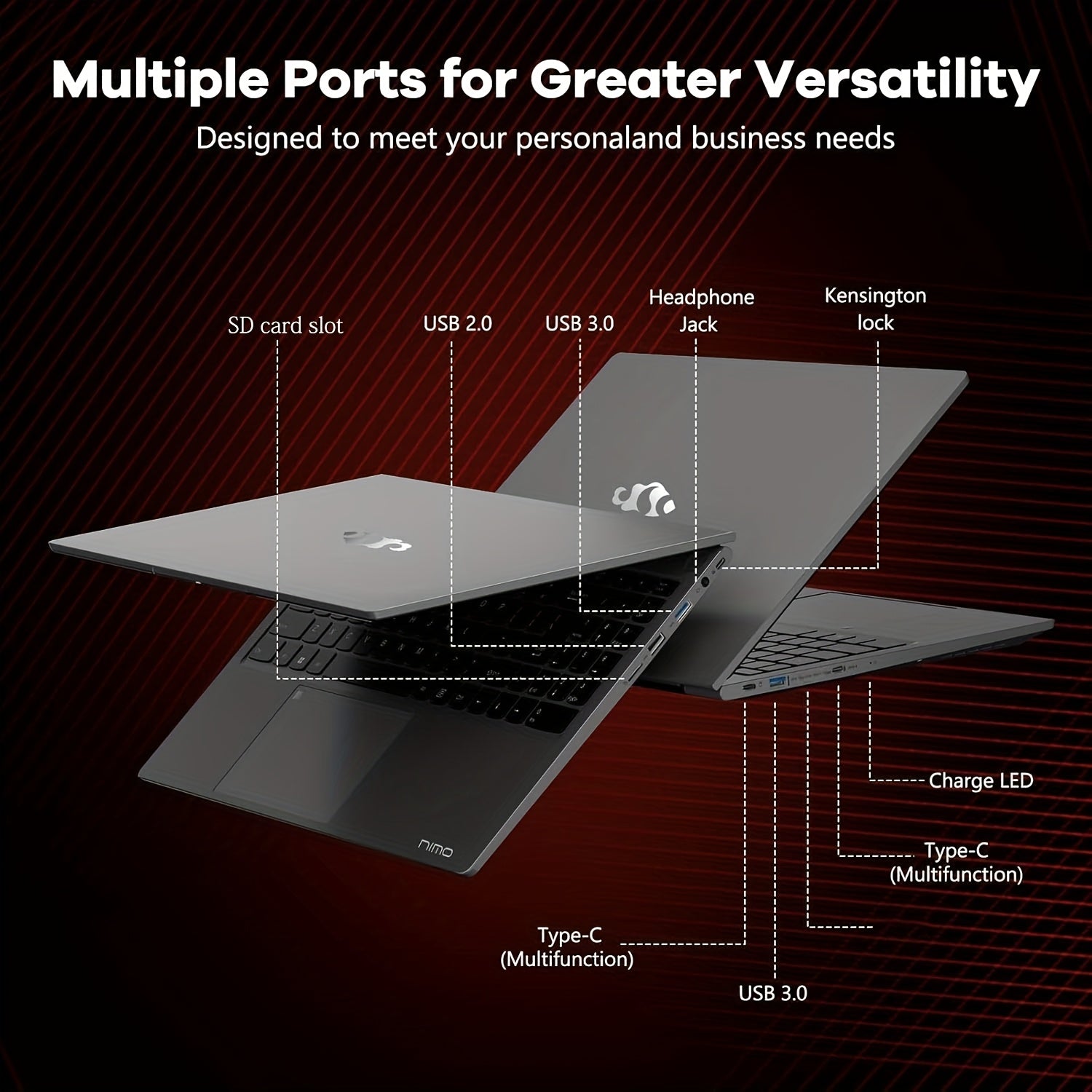 15.6 Gaming-Laptop, 6-Cores AMD Ryzen 5 6600H 660m 6nm GPU, 32GB DDR5 1TB SSD 100W Type-C FHD IPS Business-Laptop-Computer with Fingerprint Backlit Keyboard WiFi5
