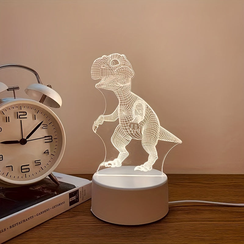 1 Creative 3D Night Light with Commemorative Significance, Birthday Gift, Holiday Gift for Family And Friends USB Interface, USB Lighting Fixtures, Computer Accessories And Peripherals