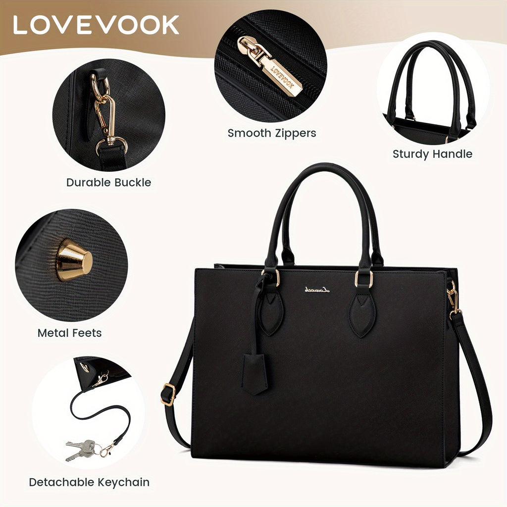 Laptop Bag for Women 15.6 Inch Work Bags for Women Computer Bag Laptop Tote Bag Briefcase Business Office Bag