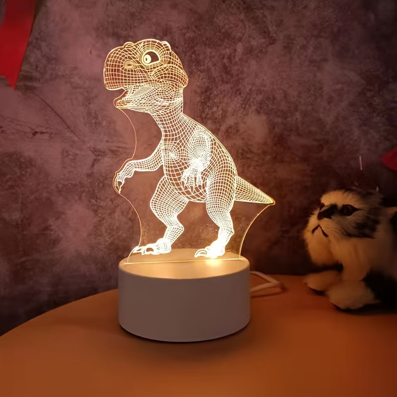 1 Creative 3D Night Light with Commemorative Significance, Birthday Gift, Holiday Gift for Family And Friends USB Interface, USB Lighting Fixtures, Computer Accessories And Peripherals