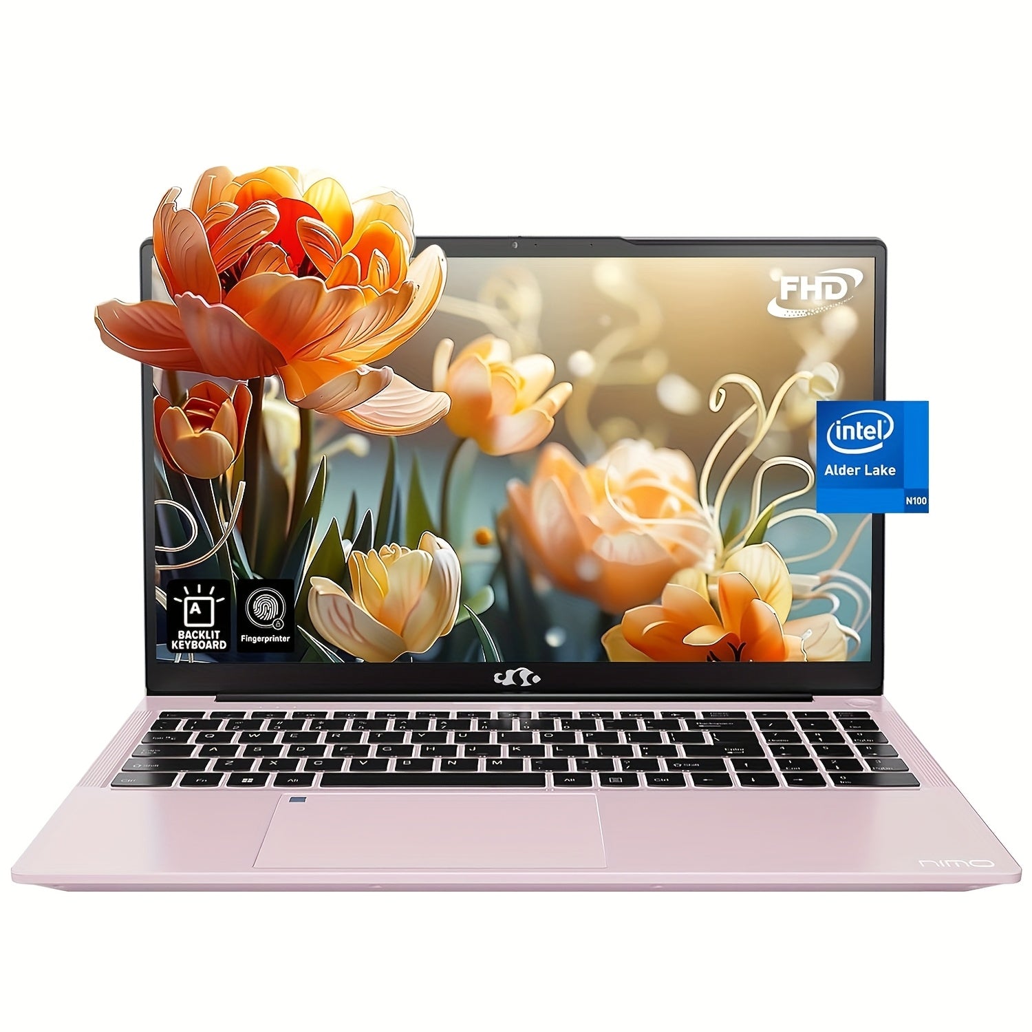 15.6 IPS FHD Laptop, 16GB RAM 1TB SSD Intel Pentium Quad Core N100, Backlit Keyboard Fingerprint (Beat to I3-1115G4 Up to 3.4GHz) Computer for Student-Home WiFi 6 BT5.2