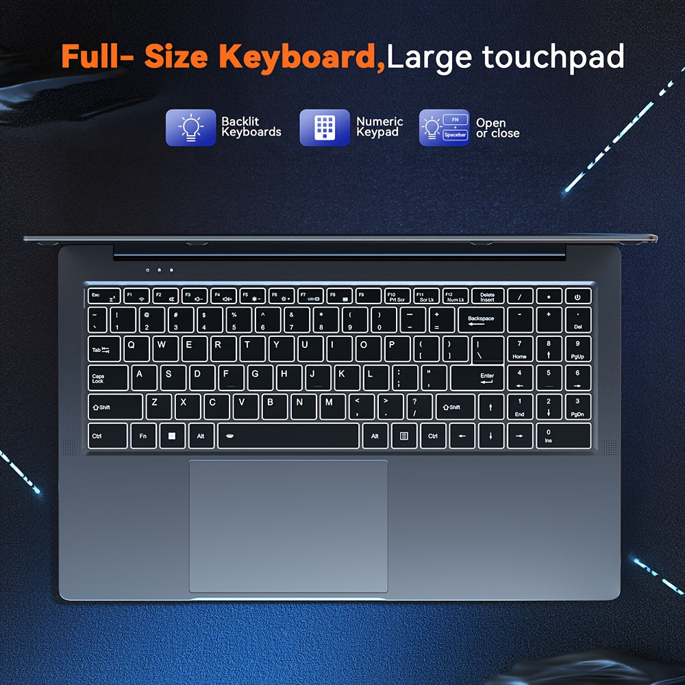ACEMAGIC AMD Ryzen 7 5700U Laptop 15.6-inch IPS Laptop Computer 16GB DDR4 (2 * 8GB, Dual Channel) 512GB NVMe SSD Laptop Backlit Keyboard