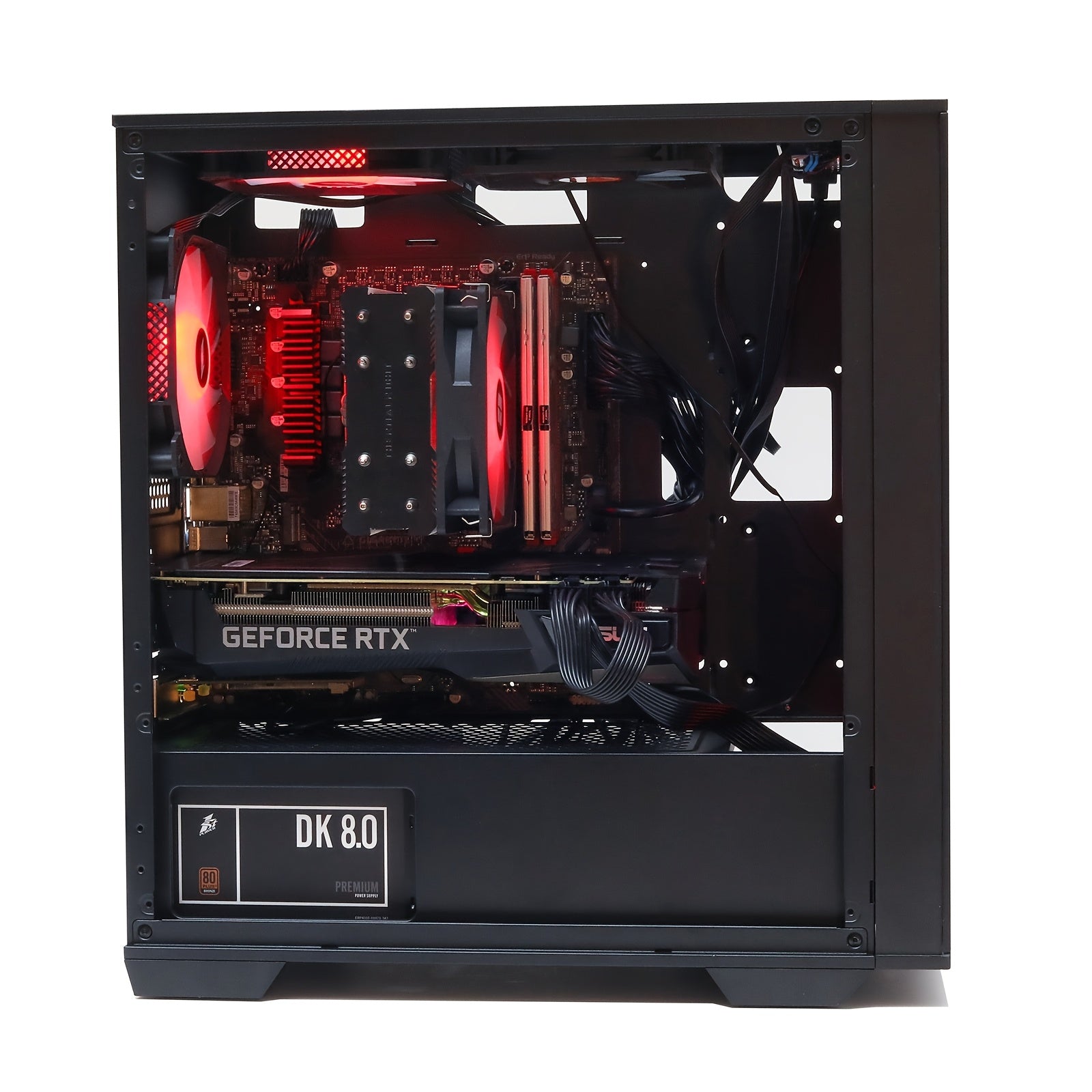 MXZ Gaming Desktop PC, Intel Core I7 12700F, GeForce RTX 4070, Gaming PC, 32GB(16GB*2) DDR4 3200MHz, NVME M2 1 TB, 6RGB Fans, Gamer Desktop Computer (I7 12700F| RTX4070)