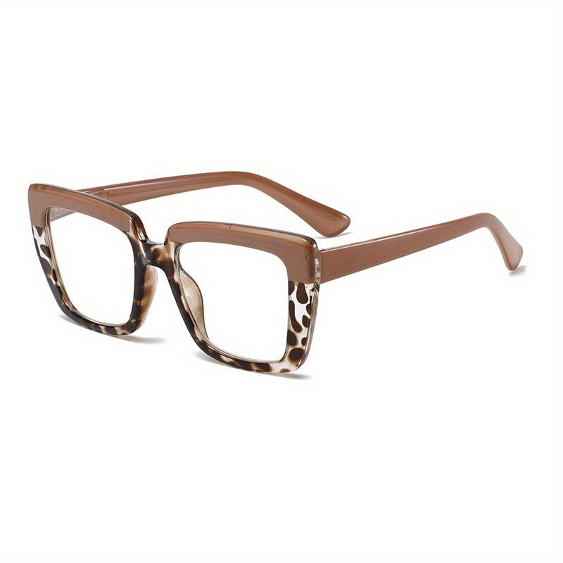 1-Pair Women's Retro Reading Glasses with +1.0 to +4.0 Magnification - Non-Prescription Lens Power, Spring Hinges & Multi-Focal PC Frame - Red/Black/Tortoise/White/Gray/Black & Clear/ - Presbyopia Correction Glasses for Books
