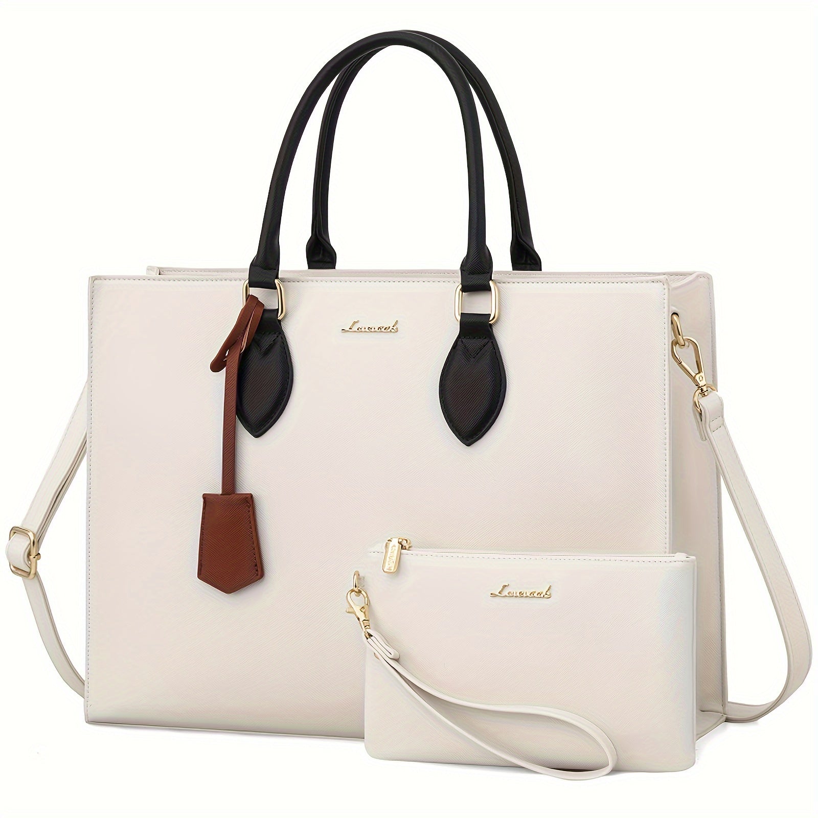 Laptop Bag for Women 15.6 Inch Work Bags for Women Computer Bag Laptop Tote Bag Briefcase Business Office Bag