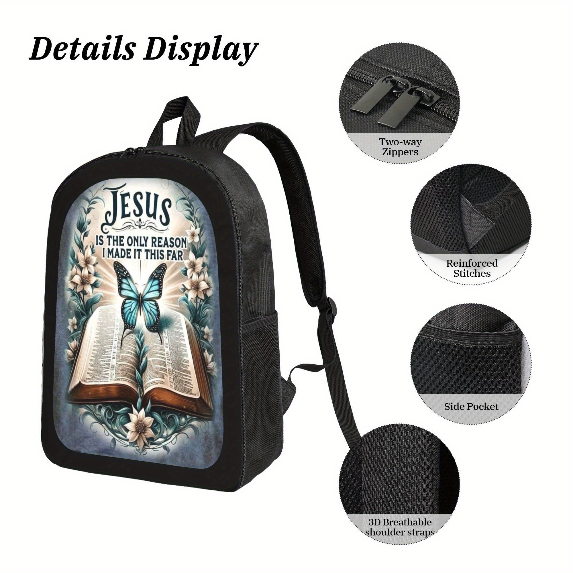 Cartoon Travel Backpack (Lightweight Version) Suitable for Work And Office Use Backpack (6) 1 a Large And Thick Travel Casual Bag, a Durable Computer Bag, Suitable As Gifts for Christmas, Birthday And Halloweenschoolbag, Lunc