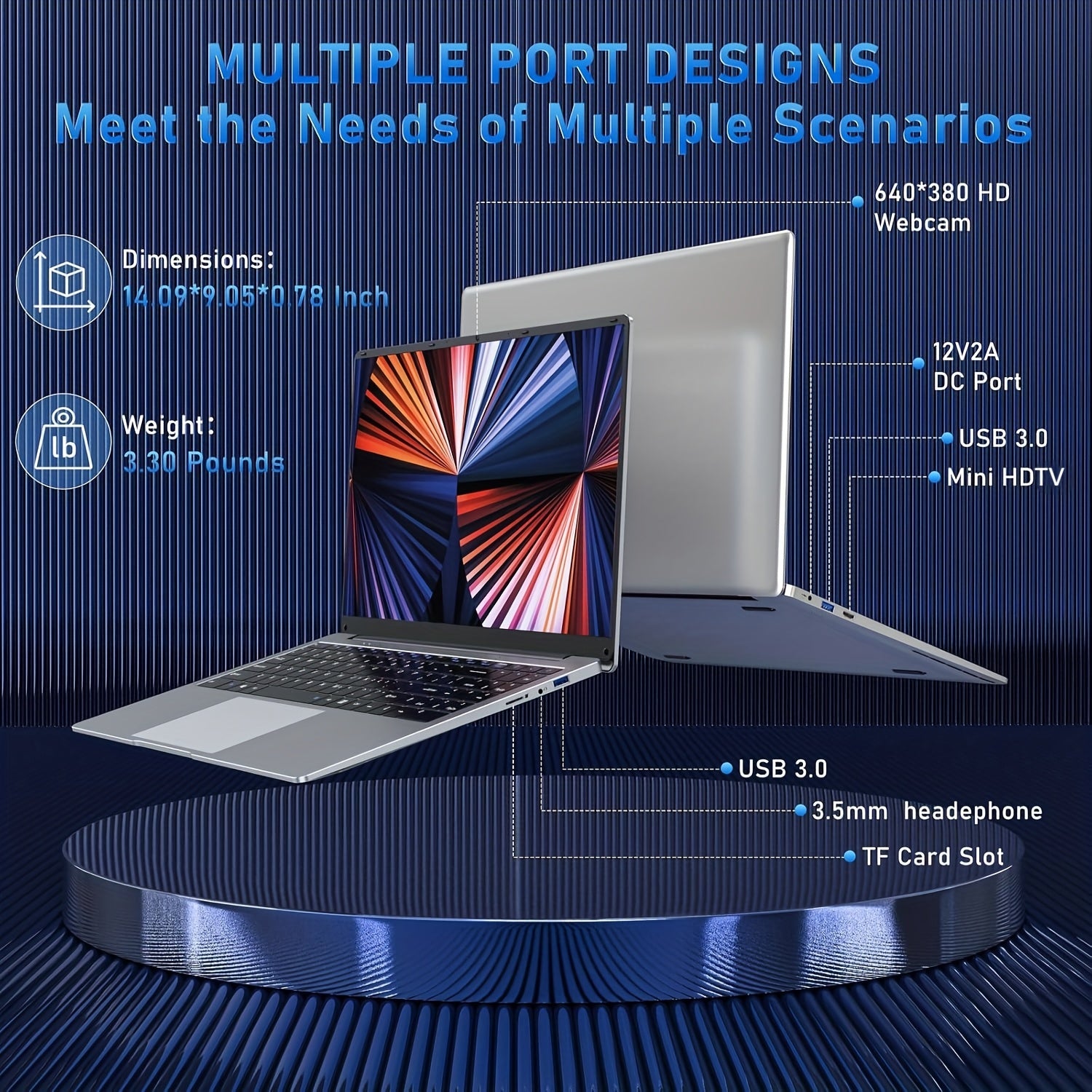 15.6'' Laptop Computer, N4020 Processor Laptops With 8GB RAM, 512GB SSD, 15.6 Inch FHD 1920 * 1080 Display, WIFI5, BT4.2