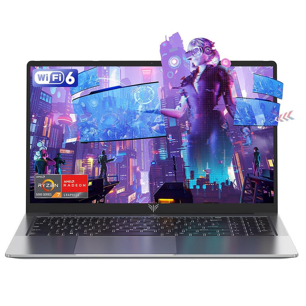ACEMAGIC AMD Ryzen 7 5700U Laptop 15.6-inch IPS Laptop Computer 16GB DDR4 (2 * 8GB, Dual Channel) 512GB NVMe SSD Laptop Backlit Keyboard