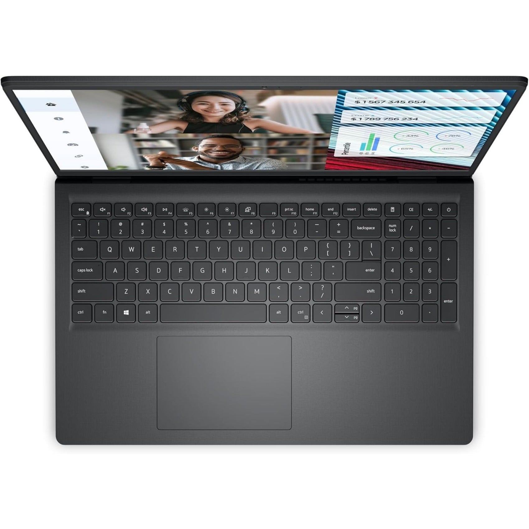 Dell Inspiron 3520 notebook computer - 15.6-inch FHD (1920 x 1080) 120Hz display, Intel Core i5-1235U processor, 8GB DDR4 RAM, 512GB SSD, WiFi 5 Windows 11 Home - Charcoal Black, the perfect Christmas gift