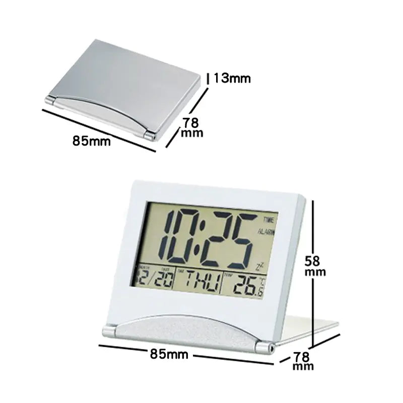 Thin Folding Clock with Perpetual Calendar for Students