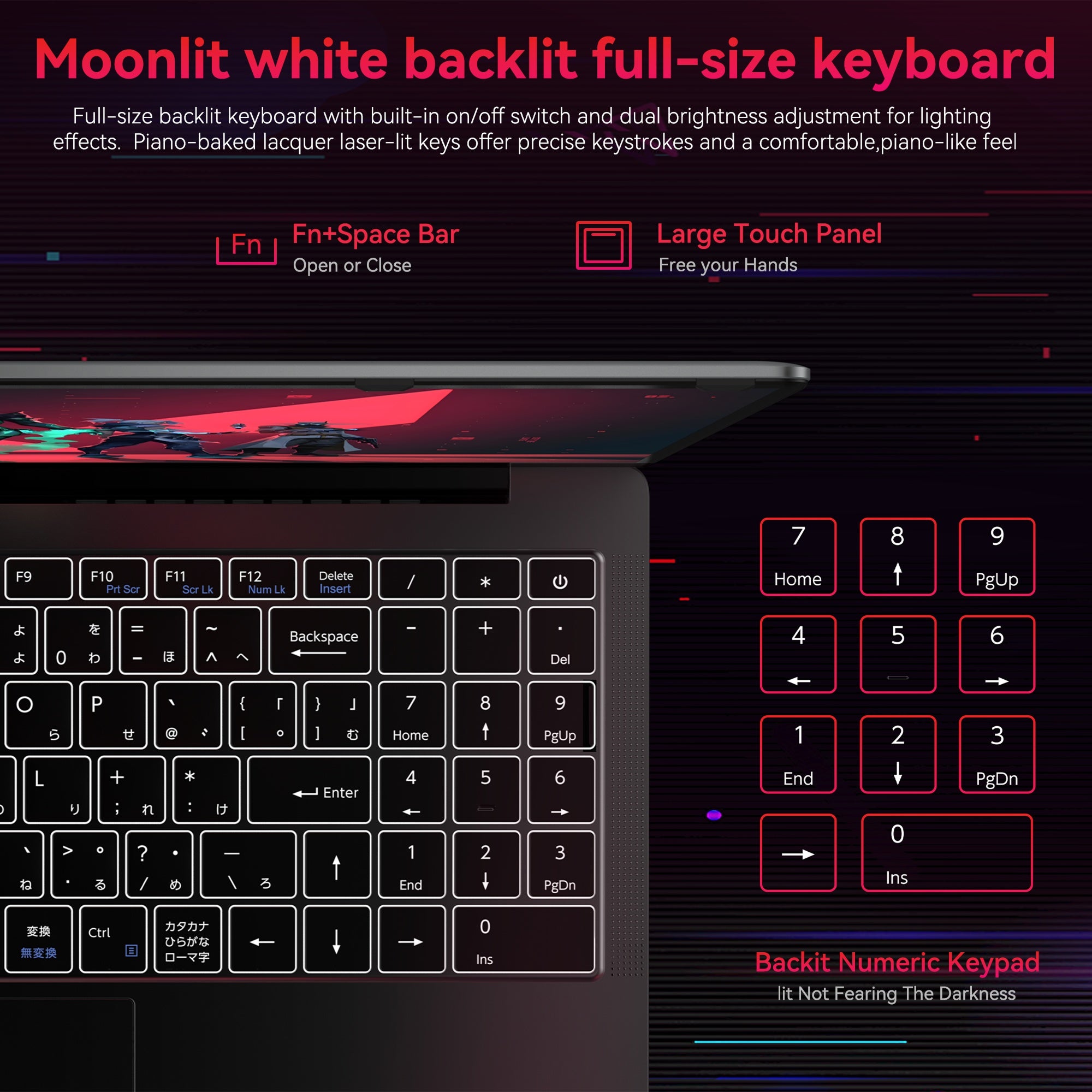 ACEMAGIC 2025 Laptop 16.1-inch FHD Display Laptop with AMD Ryzen 7 5700U Processor(8C/16T) 16GB RAM 512GB ROM Laptop Computer Support WiFi 6