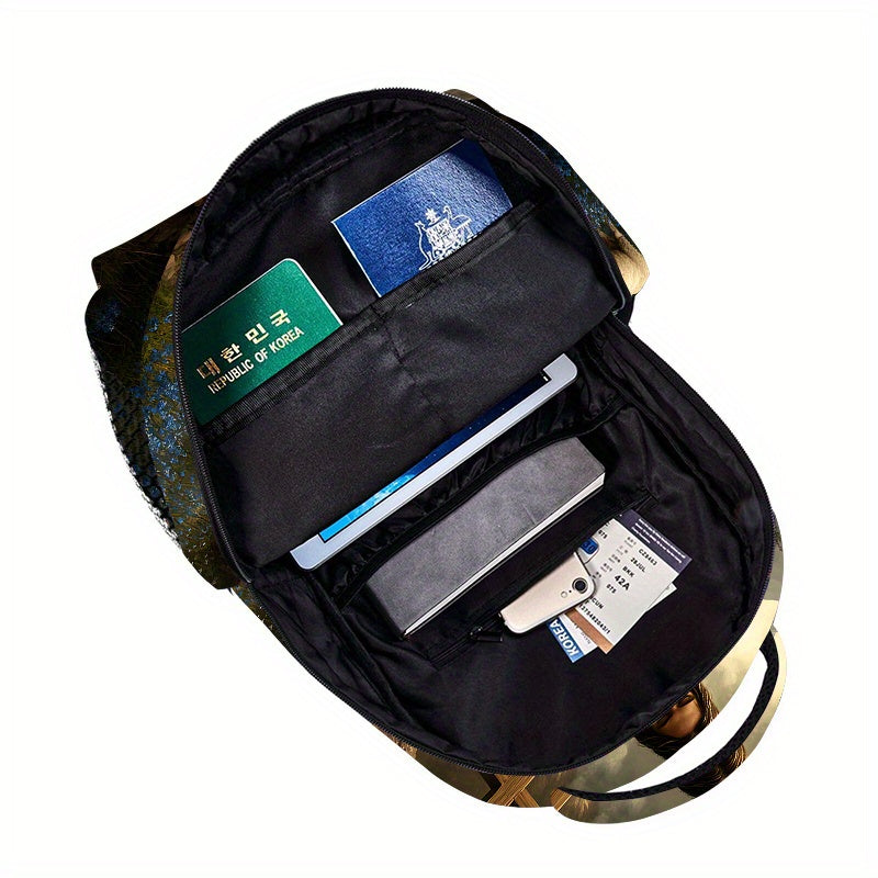 Resurrection of Jesus and the Lamb_2 (2) Backpack, Travel Hiking Backpack, Computer Backpack, Comfortable and Lightweight, Suitable for Beach, Yoga, Travel