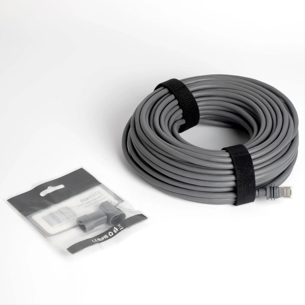 Durable Starlink Gen 3 Extension Ethernet Cable High Speed Shielded Replacement Network Cable 25 Meter Length for Router Dish