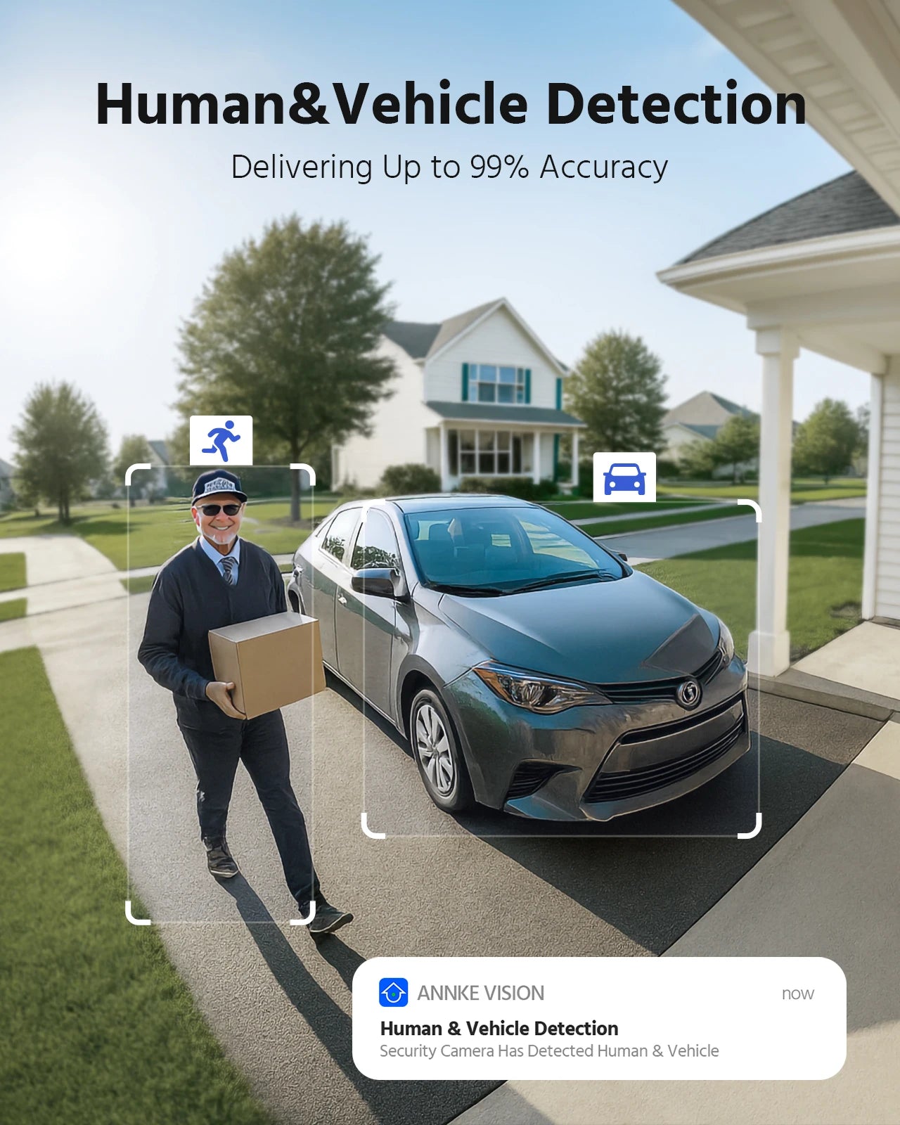 ANNKE 4K 8MP 180° Panoramic Surveillance PoE IP Network Camera Smart Dual LIght Smart Dual Light Two Way Audio CCTV Camera