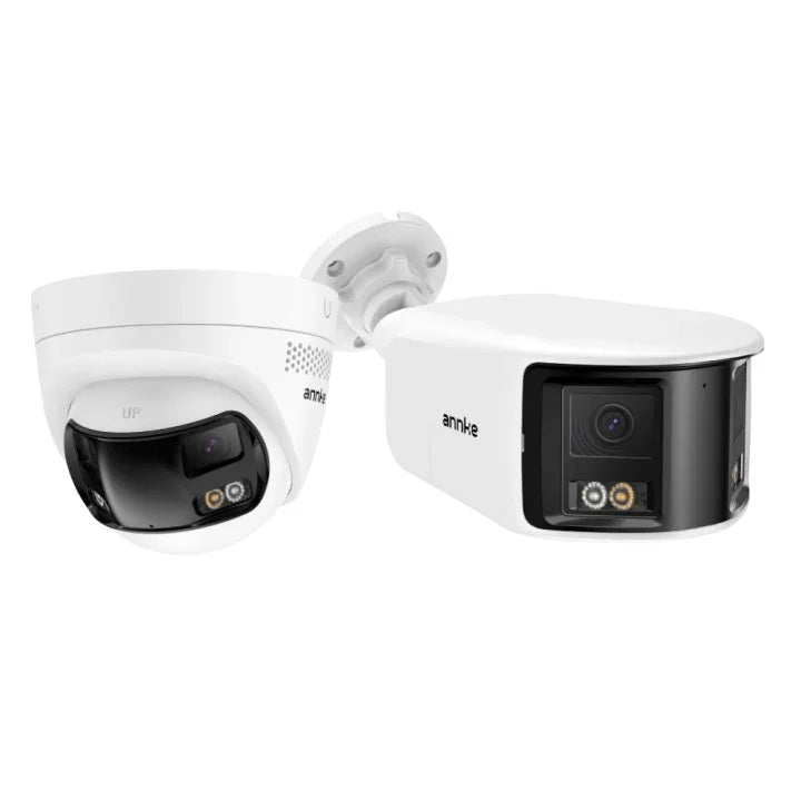 ANNKE 4K 8MP 180° Panoramic Surveillance PoE IP Network Camera Smart Dual LIght Smart Dual Light Two Way Audio CCTV Camera