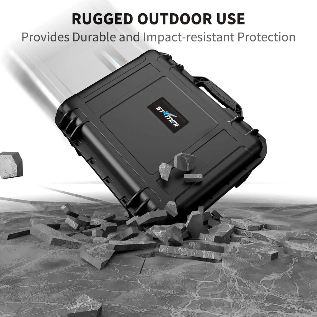 Starlink Mini Case IP67 Waterproof Carrying Case for Travel, Portable Protective Hard Case with Molded Foam for Starlink Mini