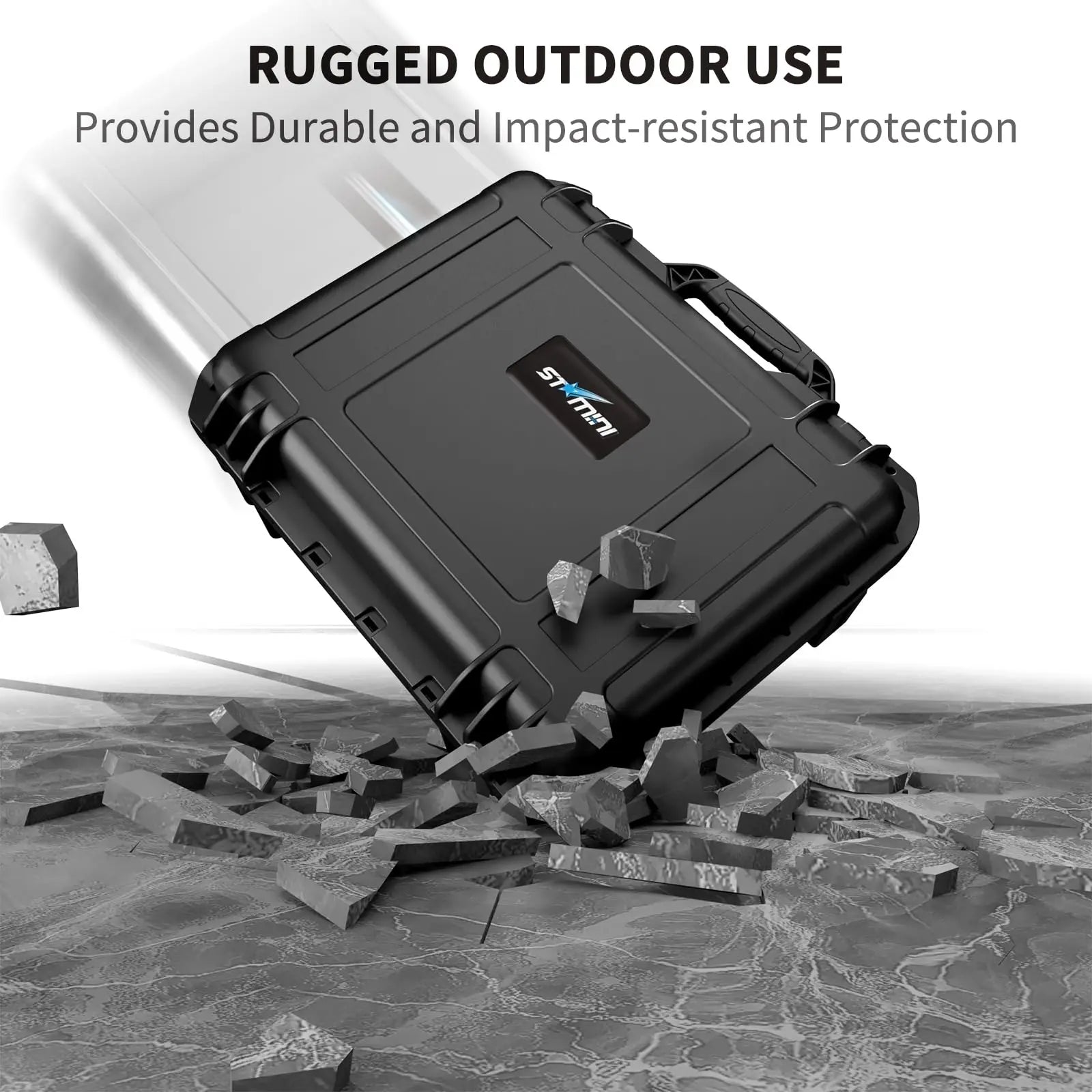 Starlink Mini Case IP67 Waterproof Carrying Case for Travel, Portable Protective Hard Case with Molded Foam for Starlink Mini