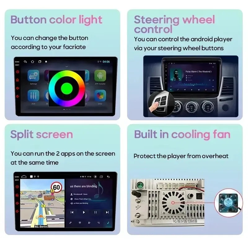 Android Car Radio For Kia RIO K3 2015-2017 LHD RHD Multimedia Auto Player Touch Screen GPS Navigation No 2din DVD 5G Wifi Video
