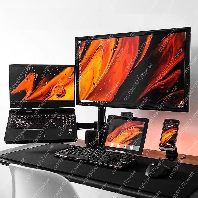 Laptop Computer Secondary Screen Support Display Suspended Two in One Combination of Desktop Double Screen