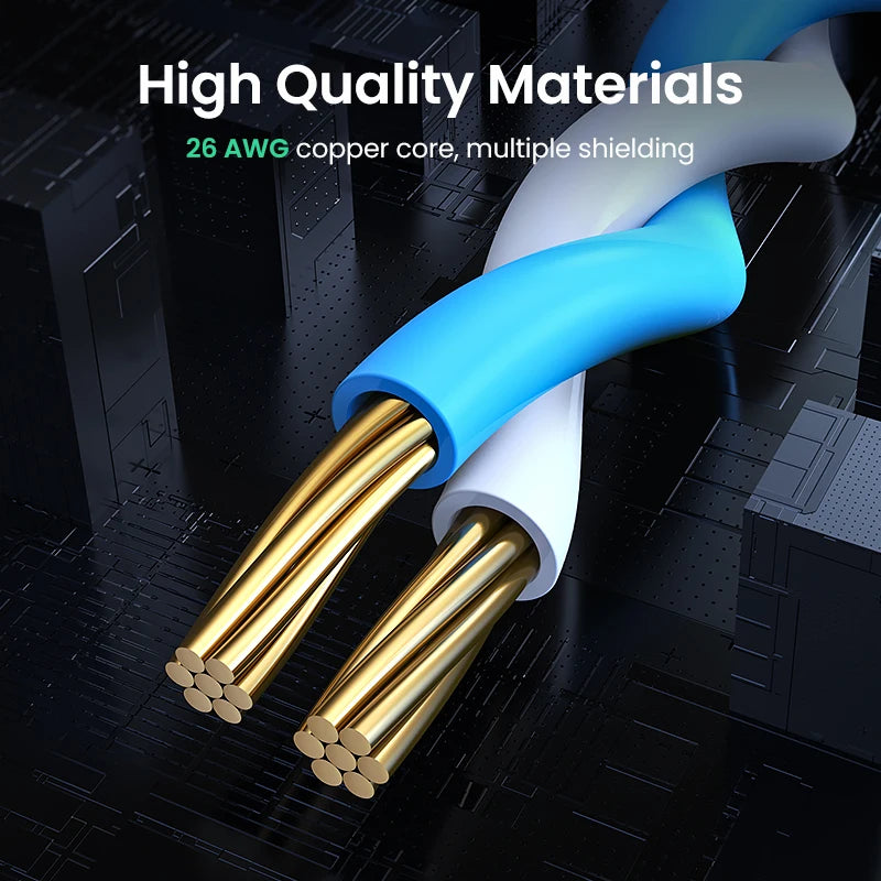 UGREEN CAT 6 Ethernet Cable 1000Mbps High Speed RJ45 Internet Lan Computer Patch Cable for Router Modem Switch PC PS5 Xbox Cord
