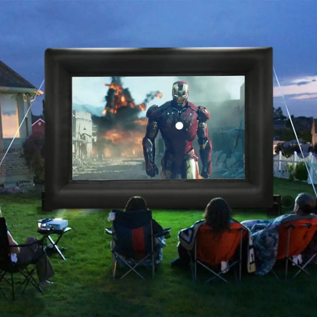Outdoor Inflatable Movie Screen Moveable Film Projection Screen Advertising Promotion Inflatable Screen Manufacturer Wholesale