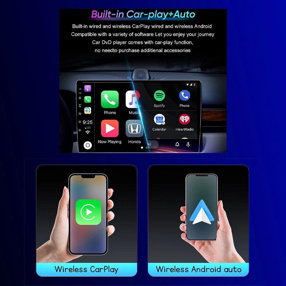 Car Radio For Kia RiO 2 RIO2 2005-2011 Wireless CarPlay Android Auto Multimedia Player Touch Screen GPS Navigation No 2din DVD