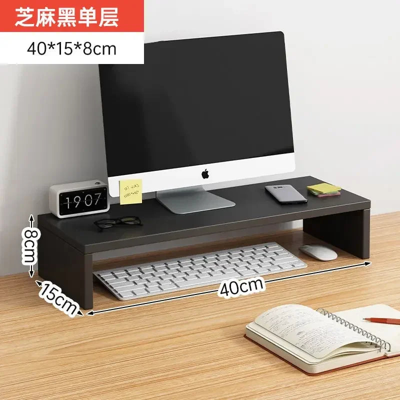 Notebook computer stand desktop computer screen desktop elevated desktop storage and storage pad elevated