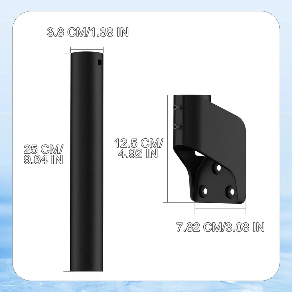 For Starlink Gen 3 360 Adjustable Rotatable Best Signal Roof Mount for Starlink V3 Short Wall Pole Bracket Mounting Kit