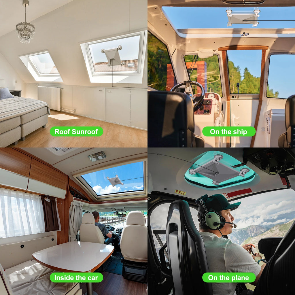 Starlink Mini Suction Cup Mount Starlink Mounting Kit For Car Sunroof/Front Window/Rear Window For Starlink Mini Dish Antenna