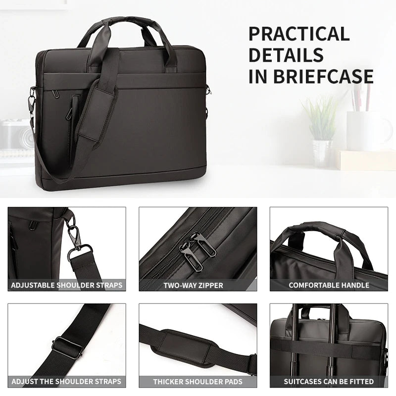 Laptop Bag 15.6inch for Daily Work Clothing and Work Handbag for Men and Women