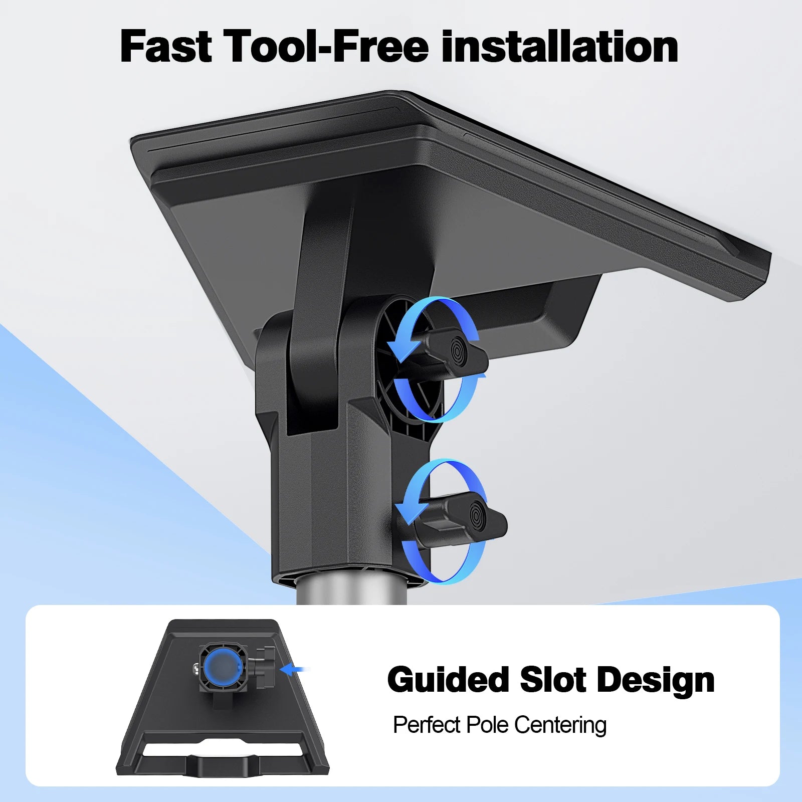 HUADAI Pipe Adapter For Starlink Gen 3 Roof Pole Mount Stand Round Mounting Kit Accessories For Starlink Gen3 V3 Standard Dish ﻿