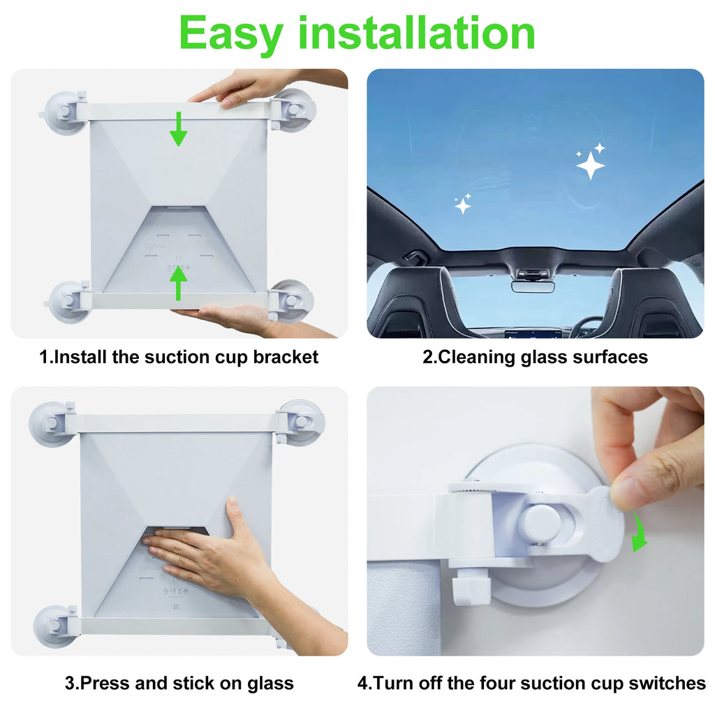Starlink Mini Suction Cup Mount Starlink Mounting Kit For Car Sunroof/Front Window/Rear Window For Starlink Mini Dish Antenna
