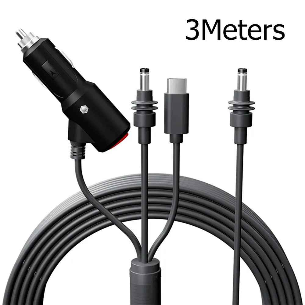 1/2/3/5M For Starlink Mini 3 in 1 With Switch Type-C/DC Power Cable Cord