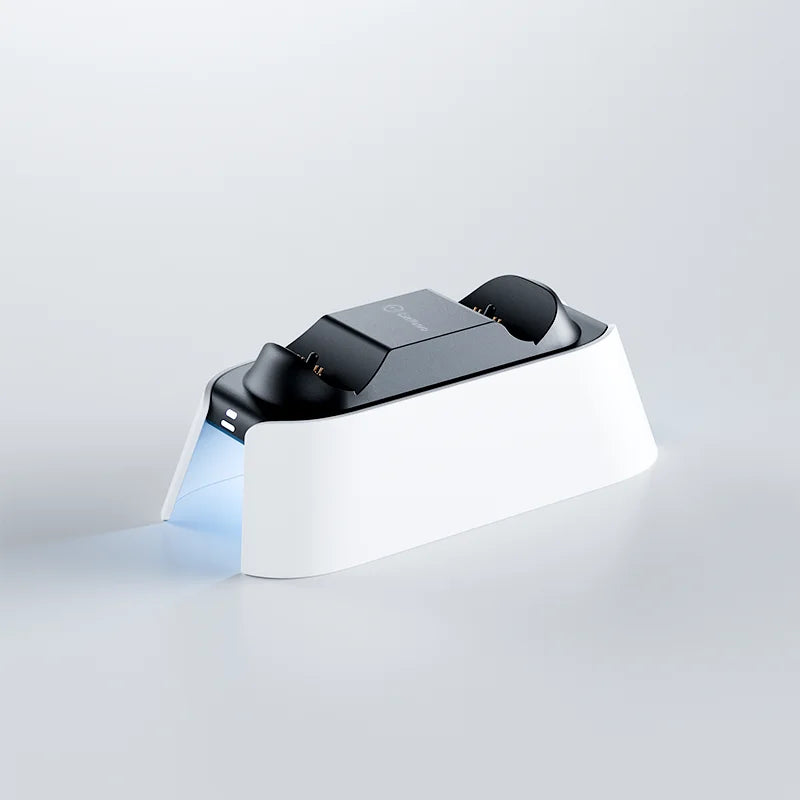 LinYuvo Dual Charging Dock KD28 for PS5 with Display Stand, Type-C Port & LED Indicators,Controller Accessories Charging Station