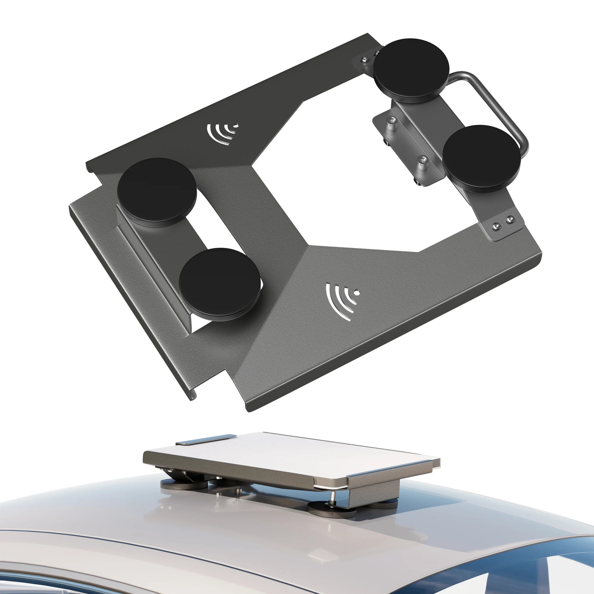 Starlink Mini Mount Magnetic Car Mount for Starlink Mini Mounting Kit Accessories for Car/RV/Roof Rack/Vehicle with Handle