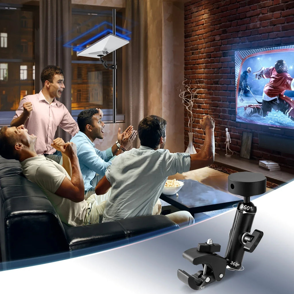 Starlink Bracket Adjustable 360° Rotation Grip Bracket for Starlink Mini Accessory Windproof Outdoor Satellite Antenna Bracket