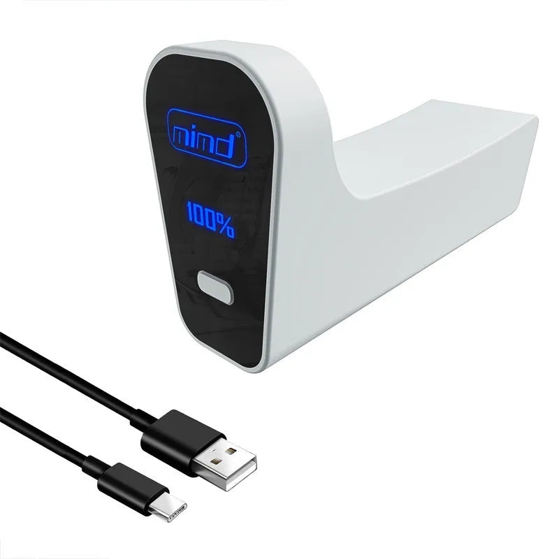 SND-2032 Portable Back Clip Battery Pack (2000mAh Li-ion Battery) for PS5 Controller with LED Digital Display