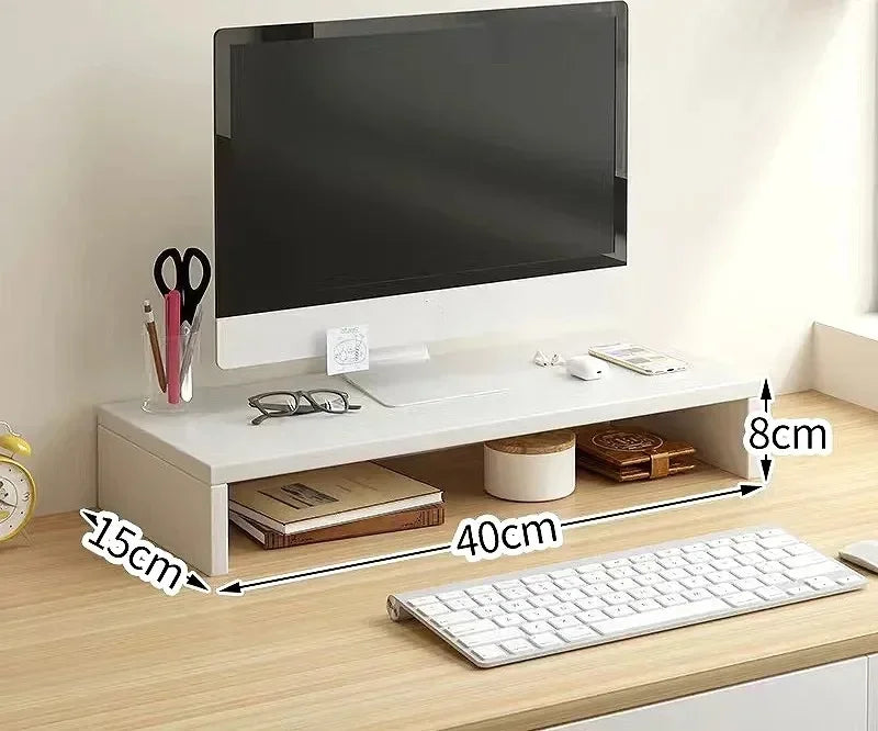 Notebook computer stand desktop computer screen desktop elevated desktop storage and storage pad elevated