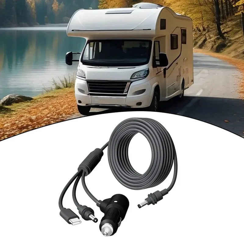 1/2/3/5M For Starlink Mini 3 in 1 With Switch Type-C/DC Power Cable Cord