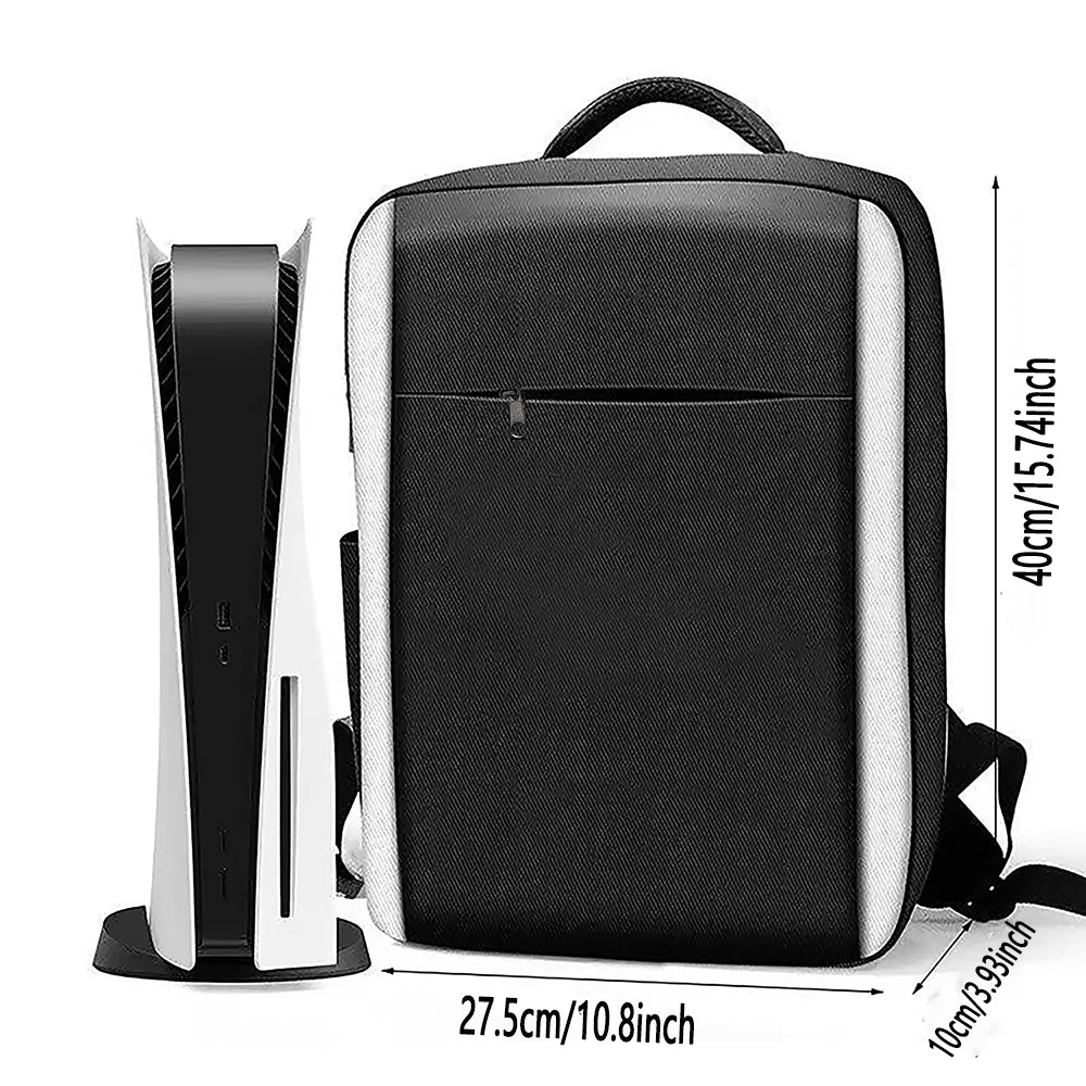 Suitable for PS5 console storage bag, PS5 game accessories storage bag, PS5 console backpack, portable backpack for going out