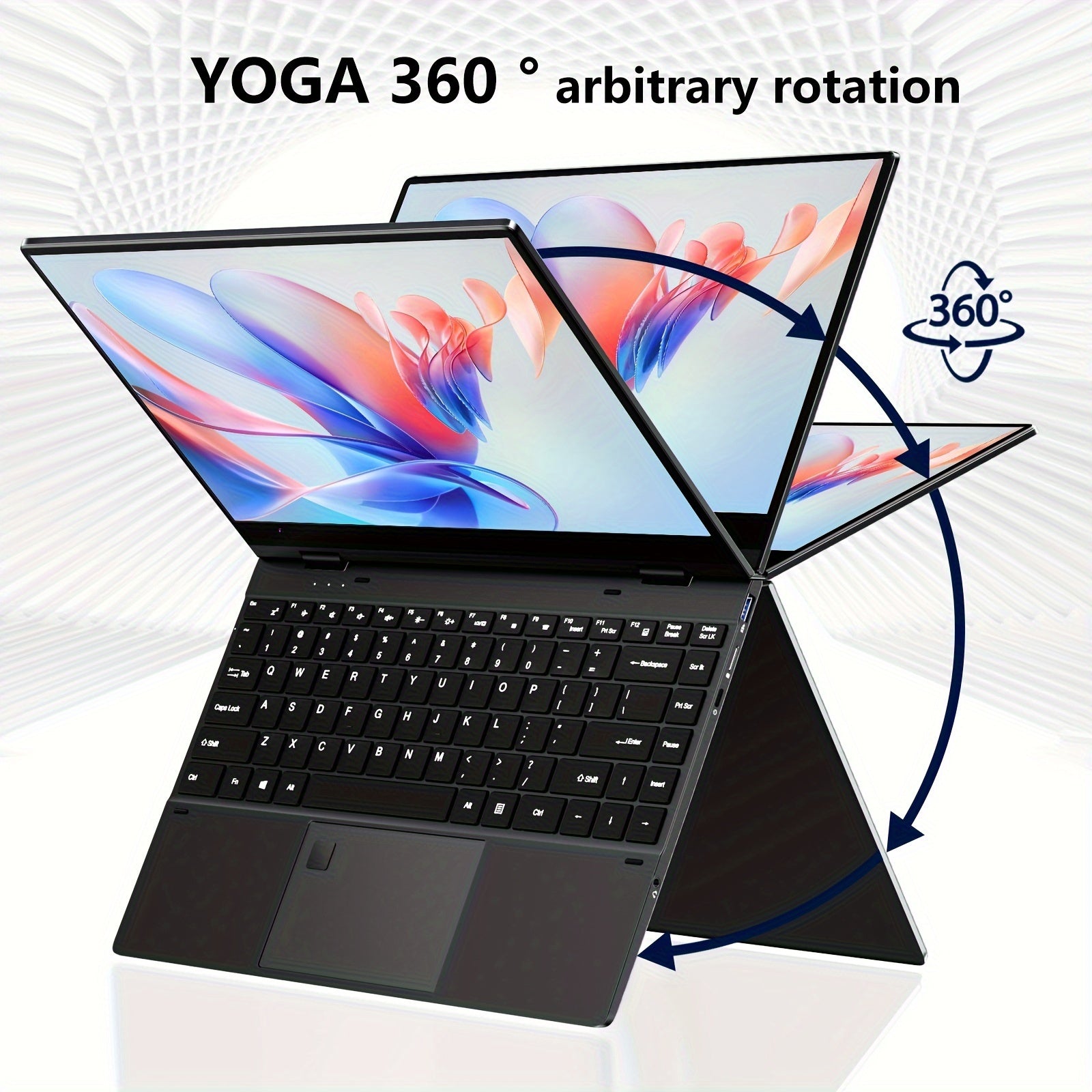 FUNYET Touchscreen Laptop Computer, 14 Inch 2 In 1 Gaming Laptop, Intel Core I7-1265U (up To 4.8 GHz), 1920 X 1080, Backlit Keyboard, Wi-Fi 6
