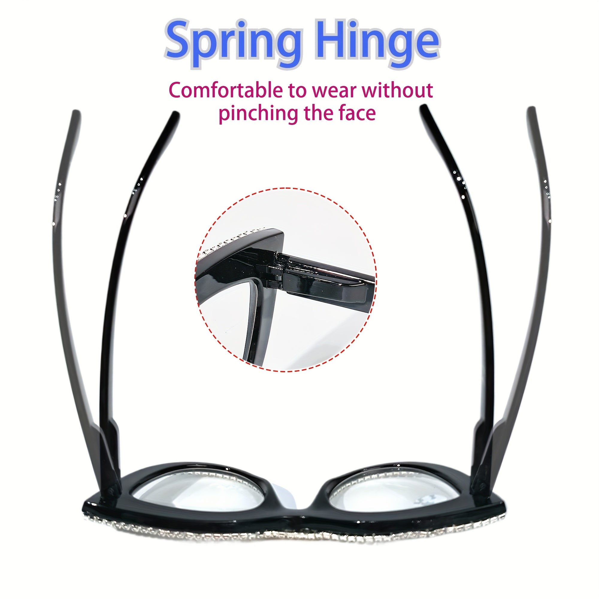 2pcs Fashion Minimalist Cat Eye Reading Glasses Computer Readers for Women Men +1.0 to +4.0