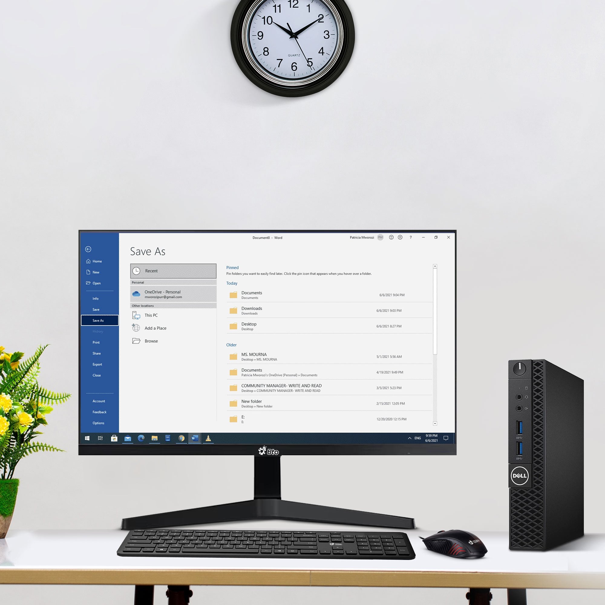 Dell OptiPlex 3050 Tiny | Desktop Computer Mini PC | Intel Core i5-6500T 6th Gen Quad-Core Processor | DDR4 RAM | Solid State Drive (SSD) | WiFi | Windows 11 Pro (Renewed)