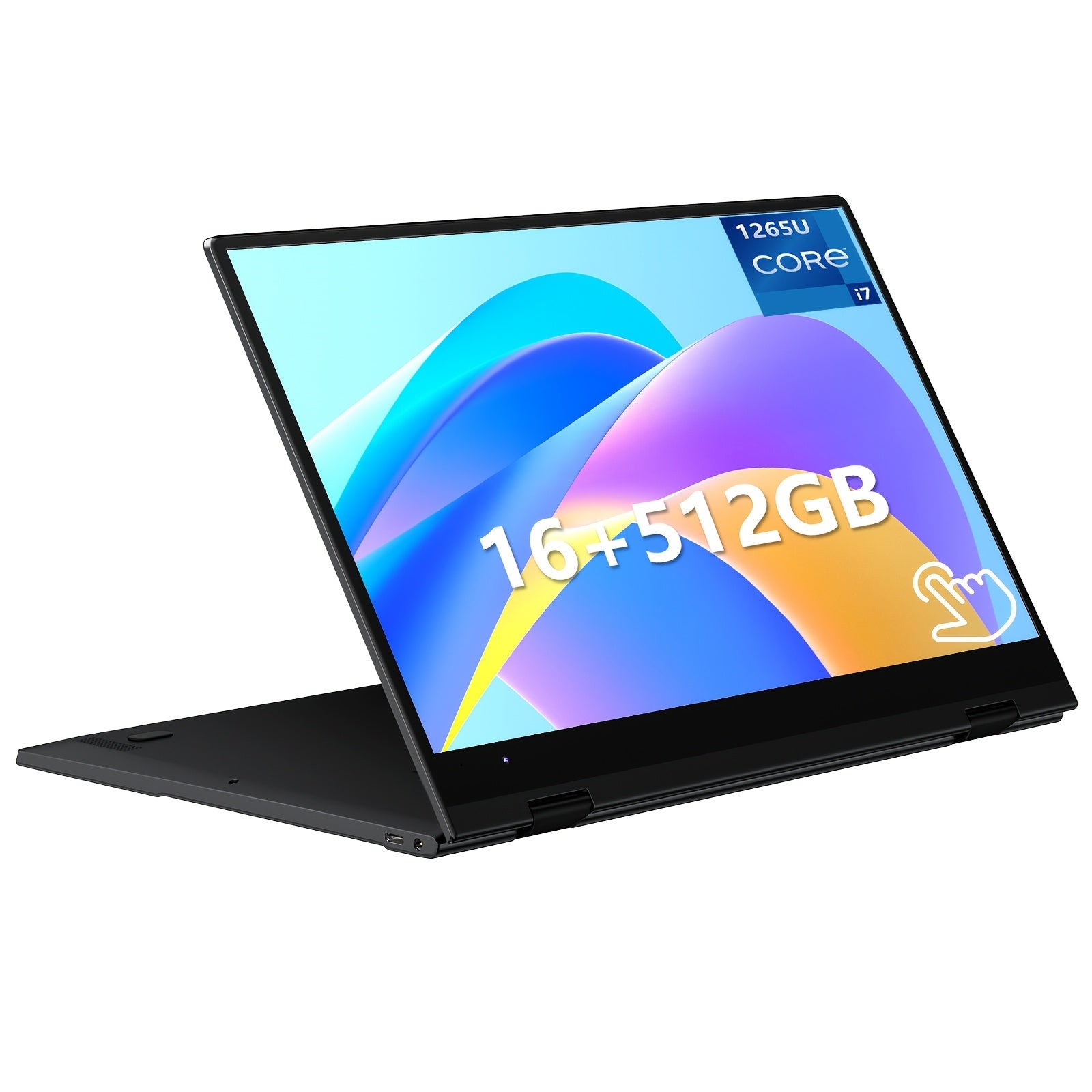 FUNYET Touchscreen Laptop Computer, 14 Inch 2 In 1 Gaming Laptop, Intel Core I7-1265U (up To 4.8 GHz), 1920 X 1080, Backlit Keyboard, Wi-Fi 6
