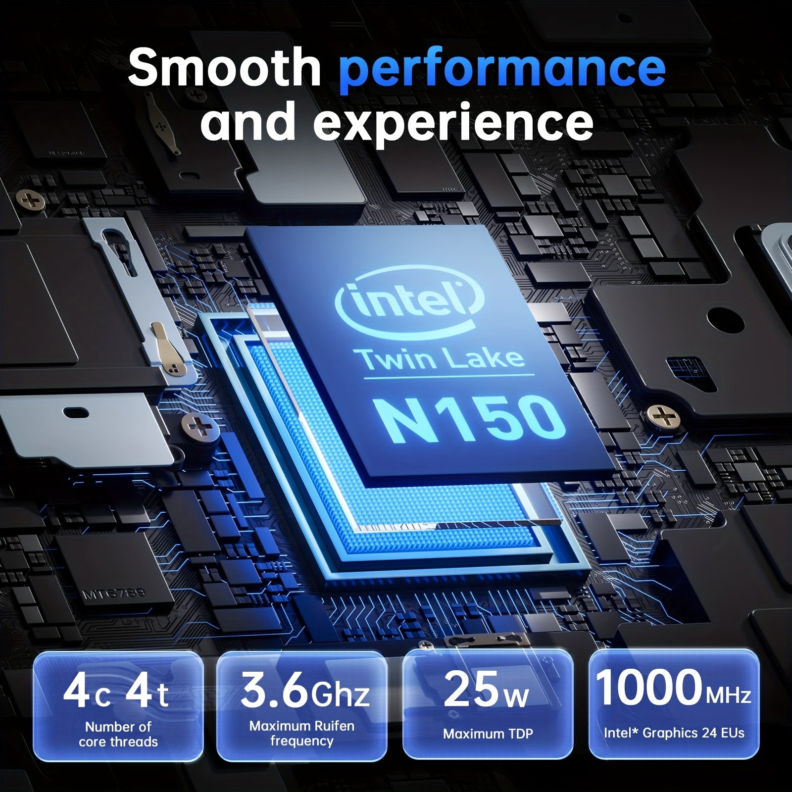 ACEMAGIC 2025 Laptop Computer Intel N150 Quad-Core Processor 16GB DDR4 RAM 512GB SSD, 15.6" FHD Display, Long Battery Life, Traditional Laptops for Business Office Student Gaming