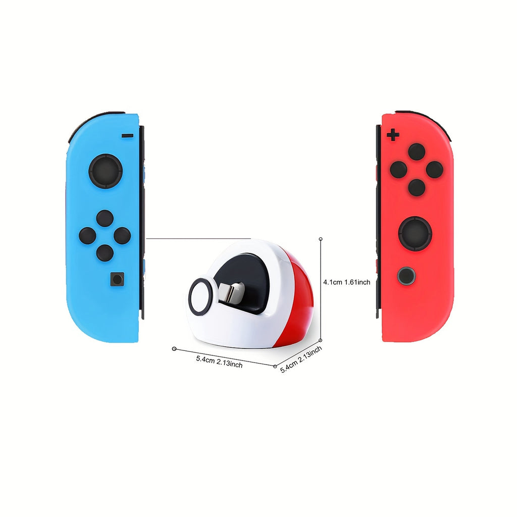 Tiny Charging Stand Compatible With Switch/Switch Lite/Switch OLED, Cute Switch Dock Station With USB-C Port, Portable Charger Stand For Switch Games, No Projection (Christmas Halloween Gift/Deco)