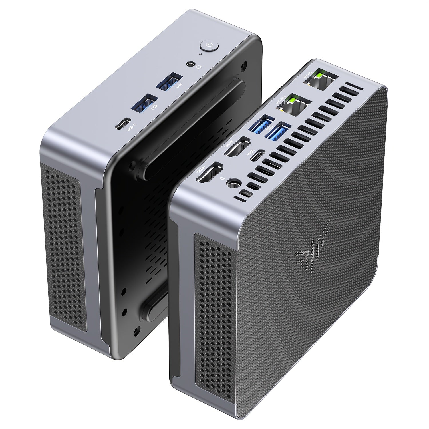 ACEMAGIC Mini Gaming PC Dual LAN AMD Ryzen 7 8745HS (up to 4.9 GHz), 32GB DDR5 5600 MHz 1TB M.2 NVMe PCIe 4.0x4 SSD, Mini Desktop Computer with USB 4, DP, 2 HDTV 2.1, Supports Quad 4K Display