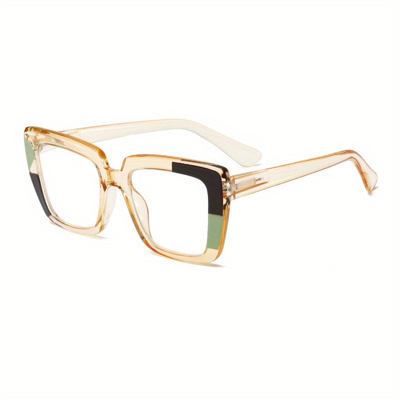 1-Pair Women's Retro Reading Glasses with +1.0 to +4.0 Magnification - Non-Prescription Lens Power, Spring Hinges & Multi-Focal PC Frame - Red/Black/Tortoise/White/Gray/Black & Clear/ - Presbyopia Correction Glasses for Books