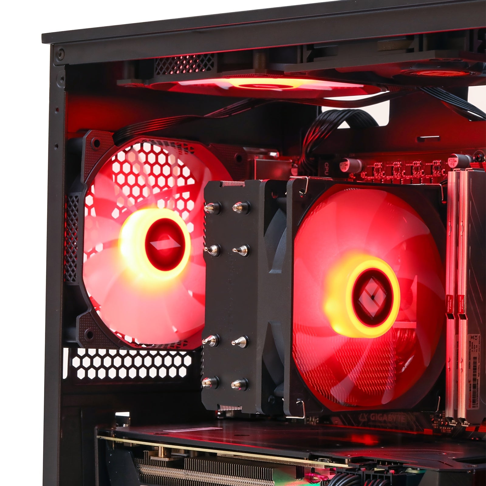 MXZ Gaming Desktop PC, Intel Core I7 12700F, GeForce RTX 4070, Gaming PC, 32GB(16GB*2) DDR4 3200MHz, NVME M2 1 TB, 6RGB Fans, Gamer Desktop Computer (I7 12700F| RTX4070)