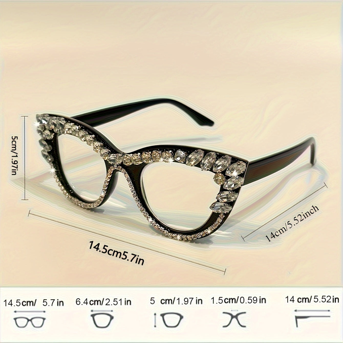2pcs Fashion Minimalist Cat Eye Reading Glasses Computer Readers for Women Men +1.0 to +4.0